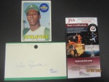 Tom Reynolds Signed Index Card JSA Coa