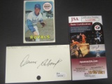 Dennis Ribant Signed Index Card JSA Coa
