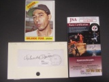 Orlando Pena Signed Index Card JSA Coa