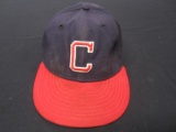 Cleveland Indians game worn hat #2 FSG COA