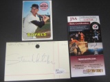 Steve Whitaker Signed Index Card JSA Coa