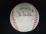 Jim Sundberg signed baseball COA