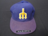 Willie Horton Mariners game worn hat FSG COA