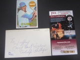 Adolfo Phillips Signed Index Card JSA Coa