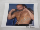 Tiki Ghosn signed 5x7 photo PSA DNA COA