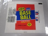 1984 Fleer baseball wax pack wrapper