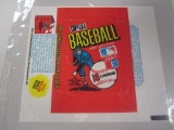 1981 Donruss baseball wax pack wrapper