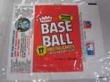 1981 Fleer baseball wax pack wrapper