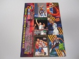 1994-95 Hoops uncut basketball card sheet