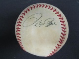 Pete Rose Reds signed ONL baseball COA