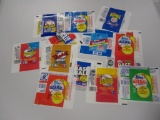 Big Lot of baseball card pack wrappers