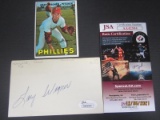 Gary Wagner Signed Index Card JSA Coa