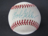 Bob Feller Indians signed OAL baseball CAS COA