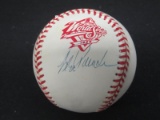 Jorge Posada signed 1998 WS baseball COA