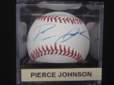 Pierce Johnson Padres signed ROMLB CAS COA