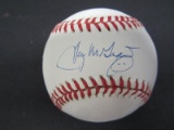 Tug McGraw signed Rawlings baseball SGC COA