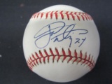 Jarret Wright Indians signed OAL baseball COA