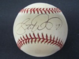 Steve Woodard signed ROMLB baseball COA