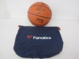 Kristaps Porzingis signed basketball Fanatics COA