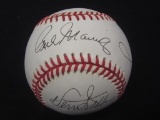 Herb Score +5 others signed ONL Baseball COA