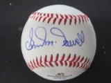 Sam McDowell Indians signed baseball COA