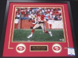 Joe Montana framed signed AUTOGRAPH 16x20 BAS COA