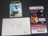 Jose Martinez Signed Index Card JSA Coa