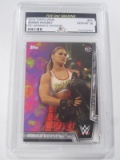2018 TOPPS WWE RONDA ROUSEY RC GEM MT 10
