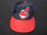 Cleveland Indians game worn hat player #2 COA