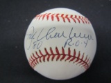 Joe Charboneau Indians signed ROMLB COA