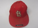 Ted Simmons Cardinals GU baseball hat COA