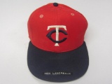 Ken Landreaux Twins GU baseball hat COA