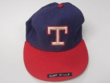 Bump Wills Rangers Game Worn Hat COA