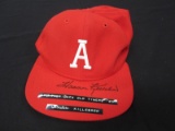 Harmon Killebrew Old Timers game Auto Hat 2x COA