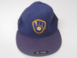 Sal Bando Milwaukee Brewers GU Hat COA