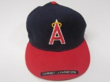 Carney Lansford Angels GU Hat COA