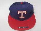 Pat Corrales Texas Rangers GU Hat COA