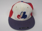 Ron LeFlore Montreal Expos GU hat COA
