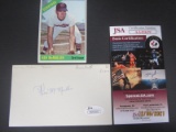 Ken McMullen Signed Index Card JSA Coa
