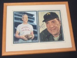 Bud Wilkinson Earl Blair signed FRAMED 8x10s COA