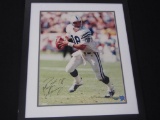 Peyton Manning Colts signed 16x20 Steiner FRAMED