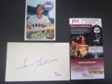 Tom Satriano Signed Index Card JSA Coa