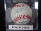 Royce Lewis Signed Baseball Five Star COA