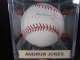 Andruw Jones Signed Baseball CAS COA