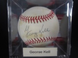 GEORGE KELL Signed Baseball CAS COA