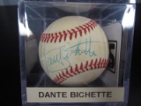 Dante Bichette Signed Baseball CAS COA