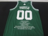 ROBERT PARISH BOSTIN HOF Signed Jersey PSA COA