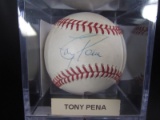 Tony Pena Signed Baseball JSA COA