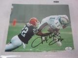 Felix Wright Browns signed 8x10 FSG COA