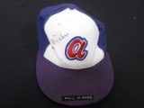 Phil Niekro Braves signed game worn hat FSG COA